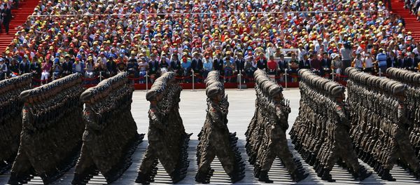 Soldiers of China's People's Liberation Army (PLA) march during the military parade to mark the 70th anniversary of the end of World War Two, in Beijing, China, September 3, 2015 Soldiers of China's People's Liberation Army (PLA) march during the military parade to mark the 70th anniversary of the end of World War Two, in Beijing, China, September 3, 2015 - Sputnik International