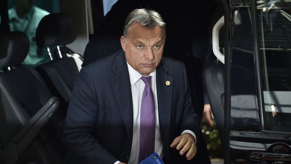 Hungarian Prime Minister Viktor Orban arrives for an EU summit at the EU Headquarters in Brussels on June 25, 2015 Hungarian Prime Minister Viktor Orban arrives for an EU summit at the EU Headquarters in Brussels on June 25, 2015 - Sputnik International