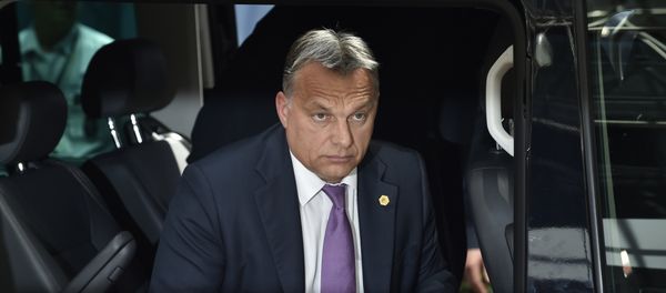 Hungarian Prime Minister Viktor Orban arrives for an EU summit at the EU Headquarters in Brussels on June 25, 2015 - Sputnik International