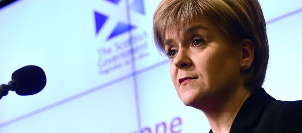 Scotland's First Minister Nicola Sturgeon addresses a speech on Scotland's commitment to Europe at an European Policy Centre (EPC) event in Brussels, on June 2, 2015 Scotland's First Minister Nicola Sturgeon addresses a speech on Scotland's commitment to Europe at an European Policy Centre (EPC) event in Brussels, on June 2, 2015 - Sputnik International