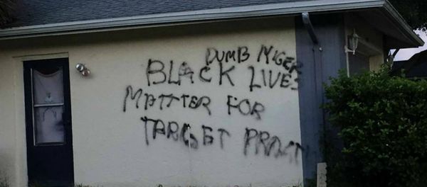 ‘Black Lives Matter for Target Practice’ Sign Appears on Veteran’s House ‘Black Lives Matter for Target Practice’ Sign Appears on Veteran’s House - Sputnik International