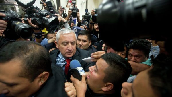 Guatemala's President Otto Perez Molina arrives to court to face corruption charges, after submitting his resignation in Guatemala City, Thursday, Sept. 3, 2015. Guatemala's President Otto Perez Molina arrives to court to face corruption charges, after submitting his resignation in Guatemala City, Thursday, Sept. 3, 2015. - Sputnik International