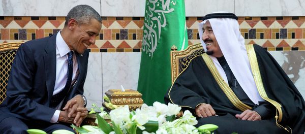 FILE - In this Jan. 27, 2015 file photo, President Barack Obama meets Saudi Arabian King Salman bin Abdul Aziz in Riyadh, Saudi Arabia FILE - In this Jan. 27, 2015 file photo, President Barack Obama meets Saudi Arabian King Salman bin Abdul Aziz in Riyadh, Saudi Arabia - Sputnik International