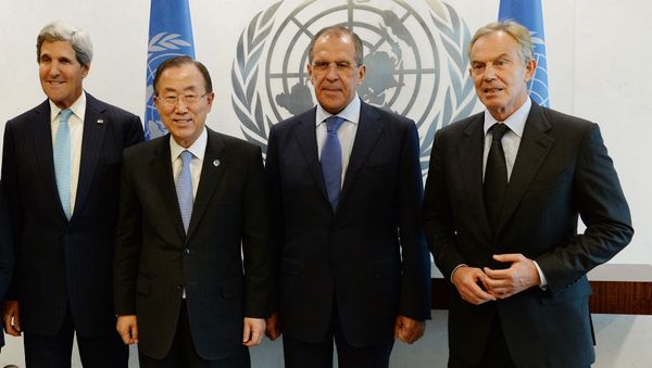Members of The Middle East Quartet meet during the 68th Session of the United Nations General Assembly Members of The Middle East Quartet meet during the 68th Session of the United Nations General Assembly - Sputnik International