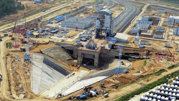 Construction of Vostochny space center in Amur Region - Sputnik International