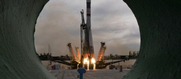 The Soyuz-FG rocket booster with Soyuz TMA-18M space ship carrying a new crew to the International Space Station, ISS, blasts off at the Russian leased Baikonur cosmodrome, Kazakhstan, Wednesday, Sept. 2, 2015 The Soyuz-FG rocket booster with Soyuz TMA-18M space ship carrying a new crew to the International Space Station, ISS, blasts off at the Russian leased Baikonur cosmodrome, Kazakhstan, Wednesday, Sept. 2, 2015 - Sputnik International