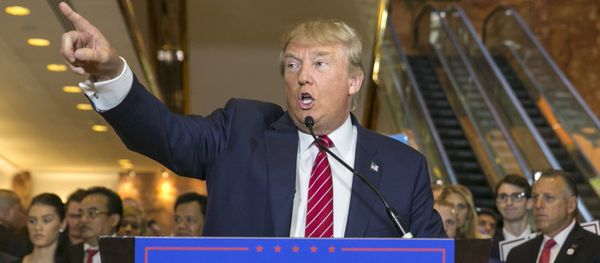 U.S. presidential hopeful Donald Trump speaks during a press availability after signing a pledge with the Republican National Committee (RNC) at Trump Tower in Manhattan, New York September 3, 2015 - Sputnik International