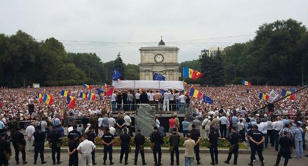 Anti-Government Protests in the nation’s capital Chisinau, Moldova - Sputnik International