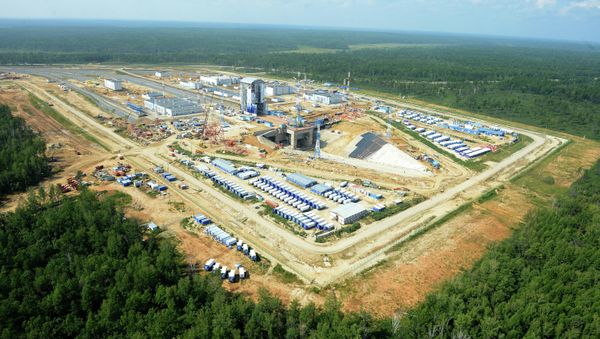 Construction of Vostochny space center in Amur Region - Sputnik International