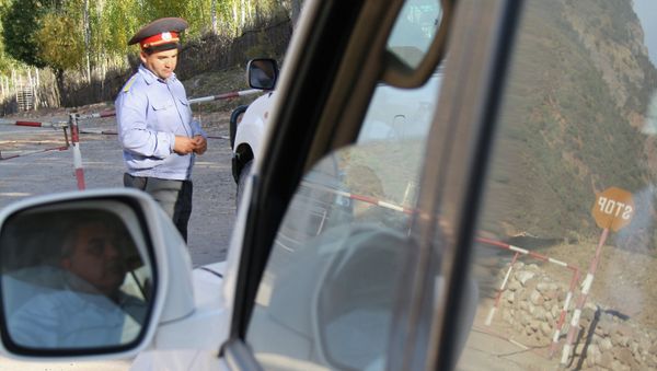 Checkpoint in Tajikistan. File photo - Sputnik International