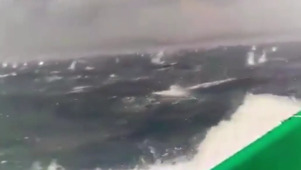 Violent hailstorm Gulf of Naples Italy - Sputnik International