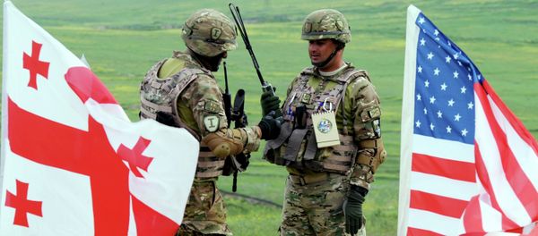 US servicemen take part in the joint US-Georgia military exercise Noble Partner 2015 at the military base of Vaziani outside Tbilisi, Georgia. US servicemen take part in the joint US-Georgia military exercise Noble Partner 2015 at the military base of Vaziani outside Tbilisi, Georgia. - Sputnik International