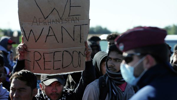 An Afghan refugee - Sputnik International