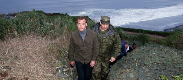 Prime Minister Medvedev visits Far Eastern Federal District. Kuril Islands Prime Minister Medvedev visits Far Eastern Federal District. Kuril Islands - Sputnik International