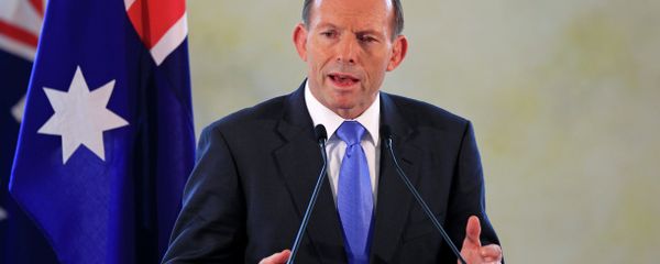 Former Australian Prime Minister Tony Abbott speaks during a joint press conference Former Australian Prime Minister Tony Abbott speaks during a joint press conference - Sputnik International
