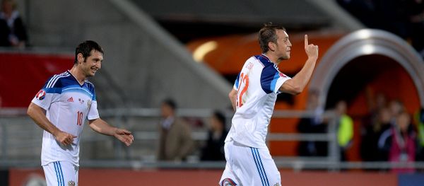 Russian national football team beat Liechtenstein 7:0 in a Euro 2016 qualifier. Russian national football team beat Liechtenstein 7:0 in a Euro 2016 qualifier. - Sputnik International
