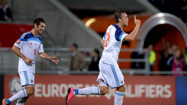 Russian national football team beat Liechtenstein 7:0 in a Euro 2016 qualifier. - Sputnik International