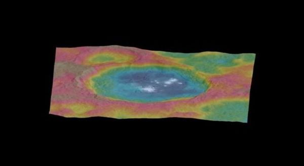 Topographic imaging of Occator Crater, Dwarf Planet Ceres Topographic imaging of Occator Crater, Dwarf Planet Ceres - Sputnik International