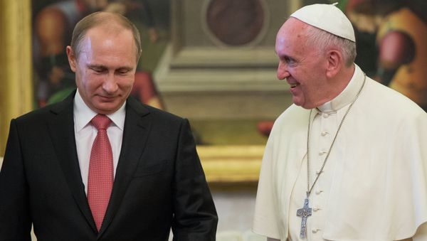 Russian President Vladimir Putin visits Italy Russian President Vladimir Putin visits Italy - Sputnik International