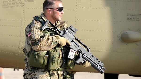 A German soldier in Afghanistan - Sputnik International