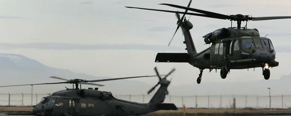 Helicopters make a training flight at the Keflavik US Air Base, Keflavik, Iceland, Friday Feb. 24, 2006 - Sputnik International
