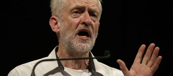 British lawmaker Jeremy Corbyn addressing a meeting during his election campaign for the leadership of the British Labour Party in Ealing, west London, Monday, Aug. 17, 2015. - Sputnik International