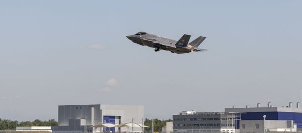 The first F-35A for the Italian Air Force, and the first F-35 built at the Cameri FACO, takes to the skies over Italy The first F-35A for the Italian Air Force, and the first F-35 built at the Cameri FACO, takes to the skies over Italy - Sputnik International