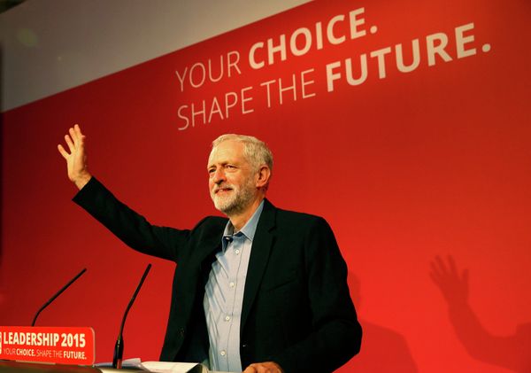 The new leader of Britain's opposition Labour Party Jeremy Corbyn makes his inaugural speech at the Queen Elizabeth Centre in central London, September 12, 2015 - Sputnik International