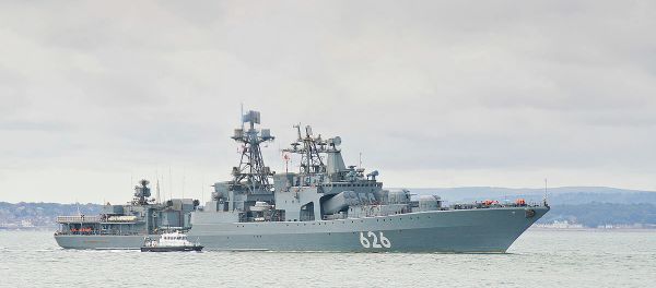 Udaloy class destroyer of the Russian Federation Navy RFS Vitse Admiral Kulakov - Sputnik International