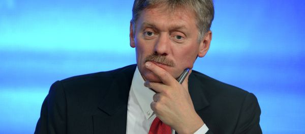 December 18, 2014. Presidential Press Secretary Dmitry Peskov during the tenth annual major news conference at the World Trade Centre on Krasnopresnenskaya Embankment December 18, 2014. Presidential Press Secretary Dmitry Peskov during the tenth annual major news conference at the World Trade Centre on Krasnopresnenskaya Embankment - Sputnik International