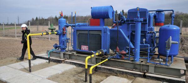 Compression unit of Krekhovskoye natural gas field - Sputnik International