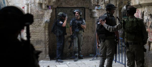 Israeli border police officers Israeli border police officers - Sputnik International