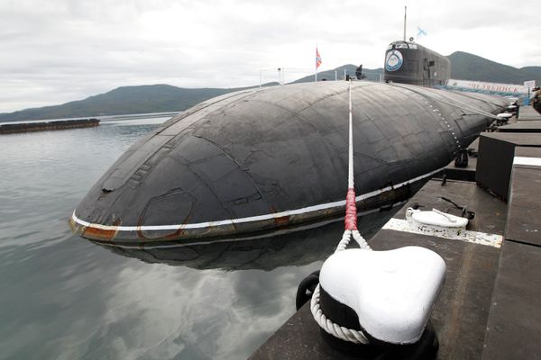 The Chelyabinsk Oscar-class nuclear-powered submarine The Chelyabinsk Oscar-class nuclear-powered submarine - Sputnik International