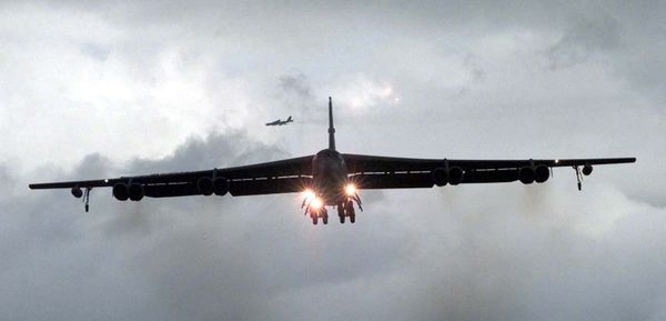 An American B-52 bomber An American B-52 bomber - Sputnik International