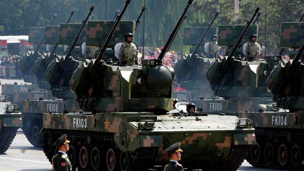 PGZ-07 twin 35mm self-propelled anti-aircraft guns - Sputnik International