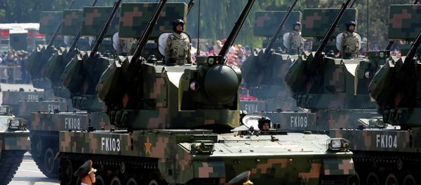 PGZ-07 twin 35mm self-propelled anti-aircraft guns PGZ-07 twin 35mm self-propelled anti-aircraft guns - Sputnik International