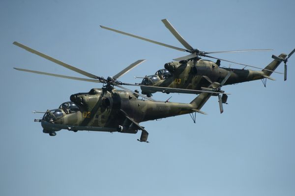 Mi-24 helicopters Mi-24 helicopters - Sputnik International