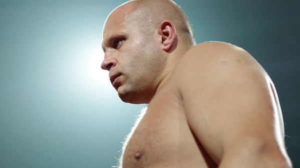 Fedor Emelianenko before fighting Fabricio Werdum in a Strikeforce/M-1 Global mixed martial arts match in San Jose, Calif., Saturday, June 26, 2010 - Sputnik International