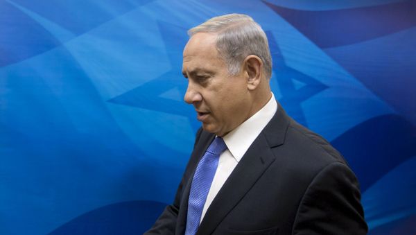 Israel's Prime Minister Benjamin Netanyahu arrives to the weekly cabinet meeting at his office in Jerusalem, September 20, 2015 Israel's Prime Minister Benjamin Netanyahu arrives to the weekly cabinet meeting at his office in Jerusalem, September 20, 2015 - Sputnik International