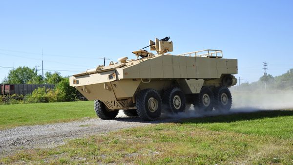 Lockheed Martin's new Amphibious Combat Vehicle candidate undergoes testing in Saginaw, Michigan - Sputnik International
