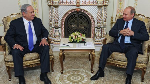 Russian President Vladimir Putin meets with Israeli Prime Minister Benjamin Netanyahu Russian President Vladimir Putin meets with Israeli Prime Minister Benjamin Netanyahu - Sputnik International