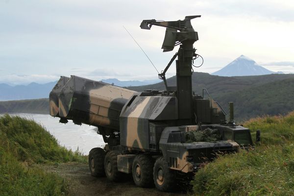 Anti-ship system Rubezh (Frontier) during exercises of mixed forces in the Pacific Fleet. - Sputnik International