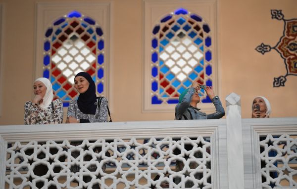 Newly restored Moscow Cathedral Mosque in Moscow, Russia Newly restored Moscow Cathedral Mosque in Moscow, Russia - Sputnik International