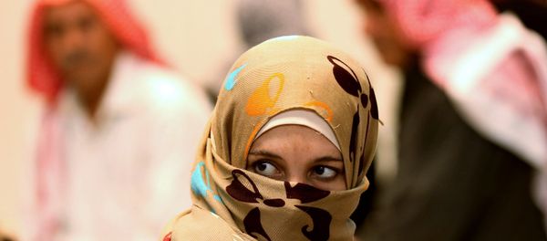 A Syrian refugee waits at a clinic at the Zaatari refugee camp as German Economy Minister Sigmar Gabriel visits the camp near Mafraq, north of Amman, Jordan, Tuesday, Sept. 22, 2015. A Syrian refugee waits at a clinic at the Zaatari refugee camp as German Economy Minister Sigmar Gabriel visits the camp near Mafraq, north of Amman, Jordan, Tuesday, Sept. 22, 2015. - Sputnik International