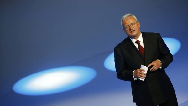 Volkswagen CEO Martin Winterkorn gives his closing speech during the Volkswagen group night ahead of the Frankfurt Motor Show (IAA) in Frankfurt, Germany - Sputnik International