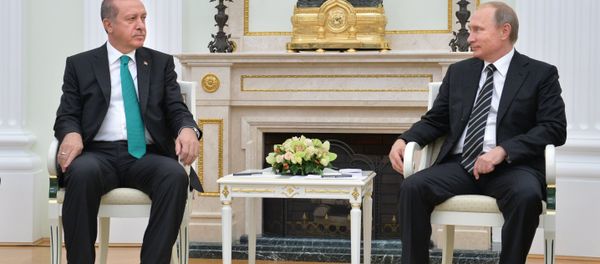 President Vladimir Putin meets with President of Turkey Recep Erdogan President Vladimir Putin meets with President of Turkey Recep Erdogan - Sputnik International