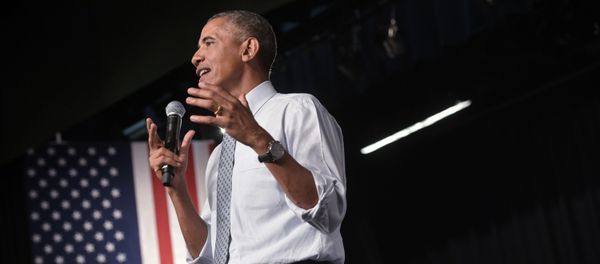 US President Barack Obama speaks during a town hall meeting. US President Barack Obama speaks during a town hall meeting. - Sputnik International