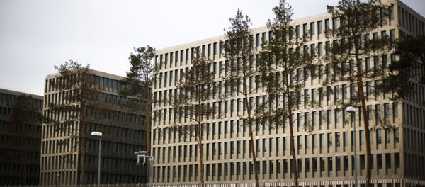 In this picture taken Thursday, April 30, 2015, the new headquarters of Germany's Federal Intelligence Agency, known by its acronym BND. In this picture taken Thursday, April 30, 2015, the new headquarters of Germany's Federal Intelligence Agency, known by its acronym BND. - Sputnik International