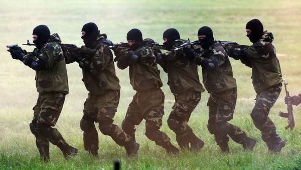 Demonstration performances by Spetsnaz troops - Sputnik International