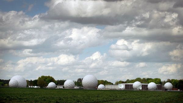 Radar domes are located on the premises of a communications intercept station of German intelligence agency BND in Bad Aibling, Germany. Radar domes are located on the premises of a communications intercept station of German intelligence agency BND in Bad Aibling, Germany. - Sputnik International